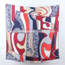 2014 Neuer Entwurf reiner silk gedruckter yiwu Schal